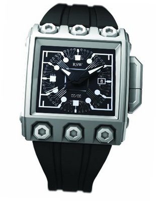 RSW 7120.MS.R1.HL1.00 Outland Grey IP Stainless Steel Automatic Sweeping Seconds Luminous Rubber Date