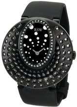 RSW 7130.1.TS1.Q12.D1 Moonflower Black Pvd Dotted Dial Satin Diamond
