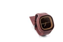 RUBR I BROWN Unisex Oversized Silicone Japanese Quartz