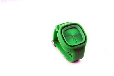RUBR I FOREST GREEN Unisex Oversized Silicone Japanese Quartz