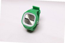 RUBR I FOREST WHITE Unisex Oversized Silicone Japanese Quartz