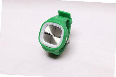 RUBR I FOREST WHITE Unisex Oversized Silicone Japanese Quartz