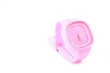 RUBR I LIGHT PINK Unisex Oversized Silicone Japanese Quartz