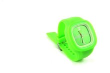 RUBR I LIME Unisex Oversized Silicone Japanese Quartz