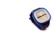 RUBR I NAVY Unisex Oversized Silicone Japanese Quartz