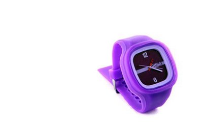 RUBR I PURPLE Unisex Oversized Silicone Japanese Quartz