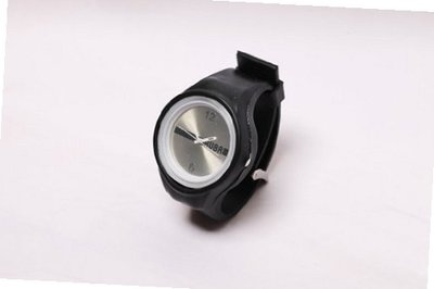 RUBR II BLACK/WHITE Unisex Oversized Silicone Japanese Quartz