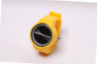 RUBR II YELLOW/BLACK Unisex Oversized Silicone Japanese Quartz