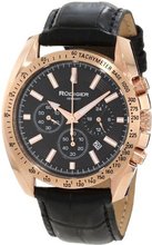 Rudiger R1000-09-007L Dresden Rose Gold Black Dial Chronograph Tachymeter