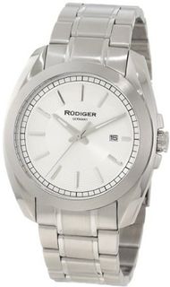 Rudiger R1001-04-001 Dresden Solid Stainless Steel Silver Dial Date