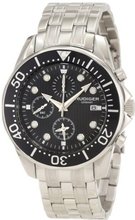 Rudiger R2001-04-007 Chemnitz Black IP Black Dial Chronograph