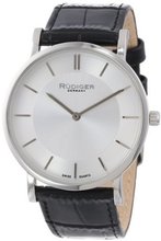 Rudiger R2400-04-001 Kassel Round Stainless Steel Silver Sunray Dial