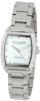 Rudiger R2600-04-009 Bonn Stainless Steel Tonneau Mother-Of-Pearl Diamond