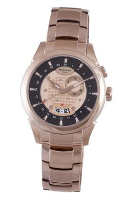 Rudiger R6000-09-007B Konstanz Gold Tone and Black Dial Big Date
