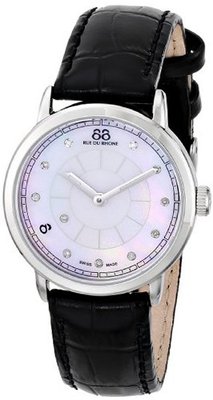 88 Rue du Rhone 87WA120004 Analog Display Swiss Quartz Black