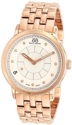 88 Rue du Rhone 87WA120009 Analog Display Swiss Quartz Gold