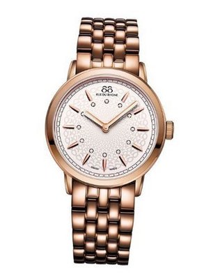 88 Rue du Rhone 87WA120013 Swiss Made Rose Gold Stainless Steel Ladies