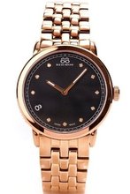 88 Rue du Rhone 87WA120017 Swiss Made Rose Gold Black Dial Ladies