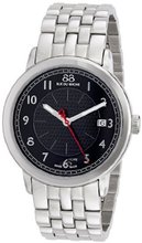 88 Rue du Rhone 87WA120028 Analog Display Swiss Quartz Black