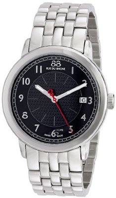 88 Rue du Rhone 87WA120028 Analog Display Swiss Quartz Black