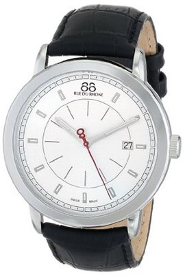 88 Rue du Rhone 87WA120036 Analog Display Swiss Quartz Black