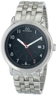 88 Rue du Rhone 87WA120037 Analog Display Swiss Quartz Silver