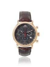 88 Rue Du Rhone 87WA120050 Brown/Black Rose Gold Tone Stainless Steel