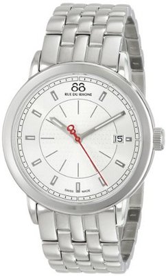 88 Rue du Rhone 87WA120063 Analog Display Swiss Quartz Silver