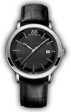 88 Rue du Rhone 87WA130010 Swiss Made Black Leather Strap & Dial