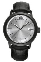 88 Rue du Rhone 87WA130020 Silver Dial Black Leather