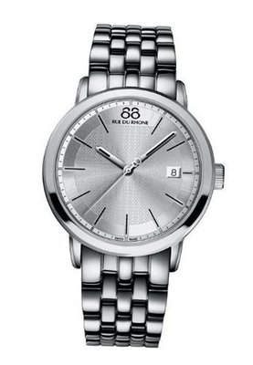 uRUE DU RHONE 88 Rue du Rhone 87WA130016 Swiss Made Silver Dial 