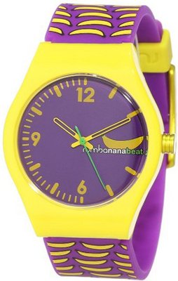 RumbaTime 11774 Delancey Bananabeat Multicolor Modern Stylish Analog