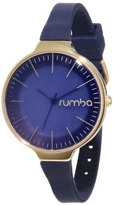 RumbaTime 12399 Orchard 35MM Gold Midnight Blue Stylish-Modern Analog