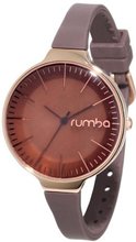 RumbaTime 12672 Orchard 35MM Gold Chocolate Stylish-Modern Analog