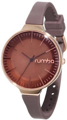 RumbaTime 12672 Orchard 35MM Gold Chocolate Stylish-Modern Analog