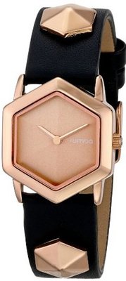 RumbaTime 15796 Tribeca Analog Display Japanese Quartz Black