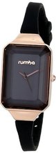 RumbaTime 17738 Union Gem Analog Display Japanese Quartz Black