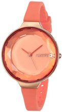 RumbaTime 17790 Orchard Gem Analog Display Japanese Quartz Orange