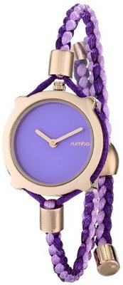 RumbaTime 18889 Gramercy Analog Display Japanese Quartz Purple