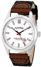 RumbaTime 19138 Bowery Canvas Analog Display Japanese Quartz Black