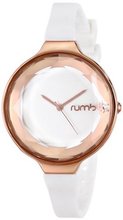 RumbaTime 19152 Orchard Gem Analog Display Japanese Quartz White
