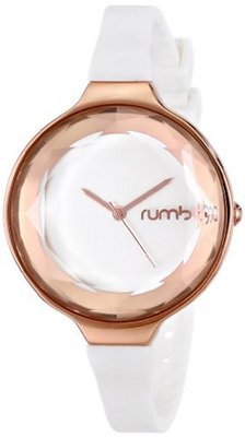 RumbaTime 19152 Orchard Gem Analog Display Japanese Quartz White