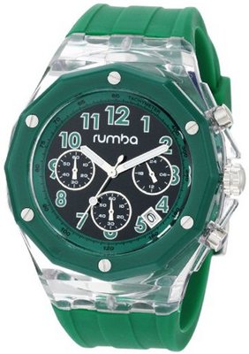 RumbaTime Mercer Amazon 45mm Black Dial