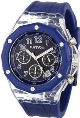 RumbaTime Mercer Denim 45mm Black Dial