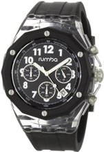 RumbaTime Mercer Lights Out 45mm Black Dial