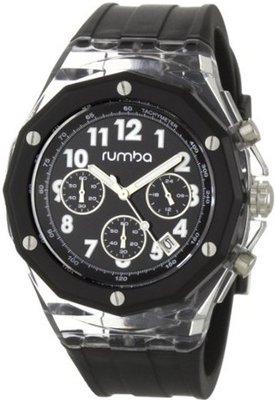 RumbaTime Mercer Lights Out 45mm Black Dial