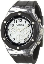 RumbaTime Mercer Lights Out 45mm White Dial