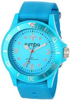 RumbaTime Unisex 12030 Perry Nylon Electric Wave Modern Stylish Analog