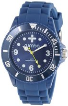 RumbaTime Unisex 12054 Perry Silicone Band 42MM Royal Modern Stylish Analog