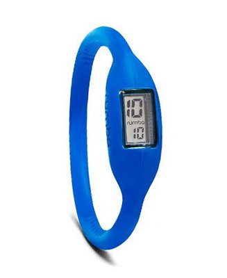 RumbaTime Unisex 12368 Original Olympic Blue Medium Classic Digital Bangle